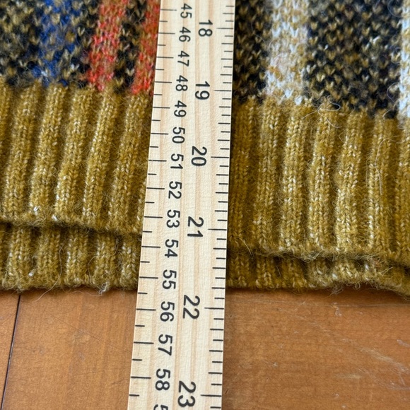 Maeve Plaid Boxy Sleeveless Sweater Vest Womens S Preppy School Girl Academia - Picture 7 of 7